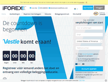 Tablet Screenshot of iforex.nl